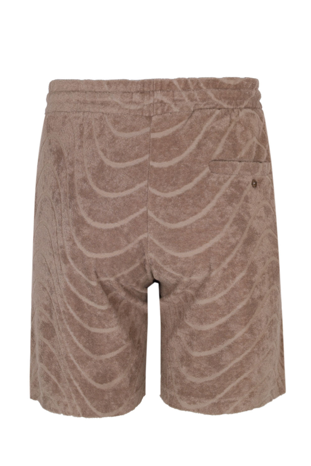 Load image into Gallery viewer, Augusto Cotton Blend Fibra Jacquard Shorts Khaki
