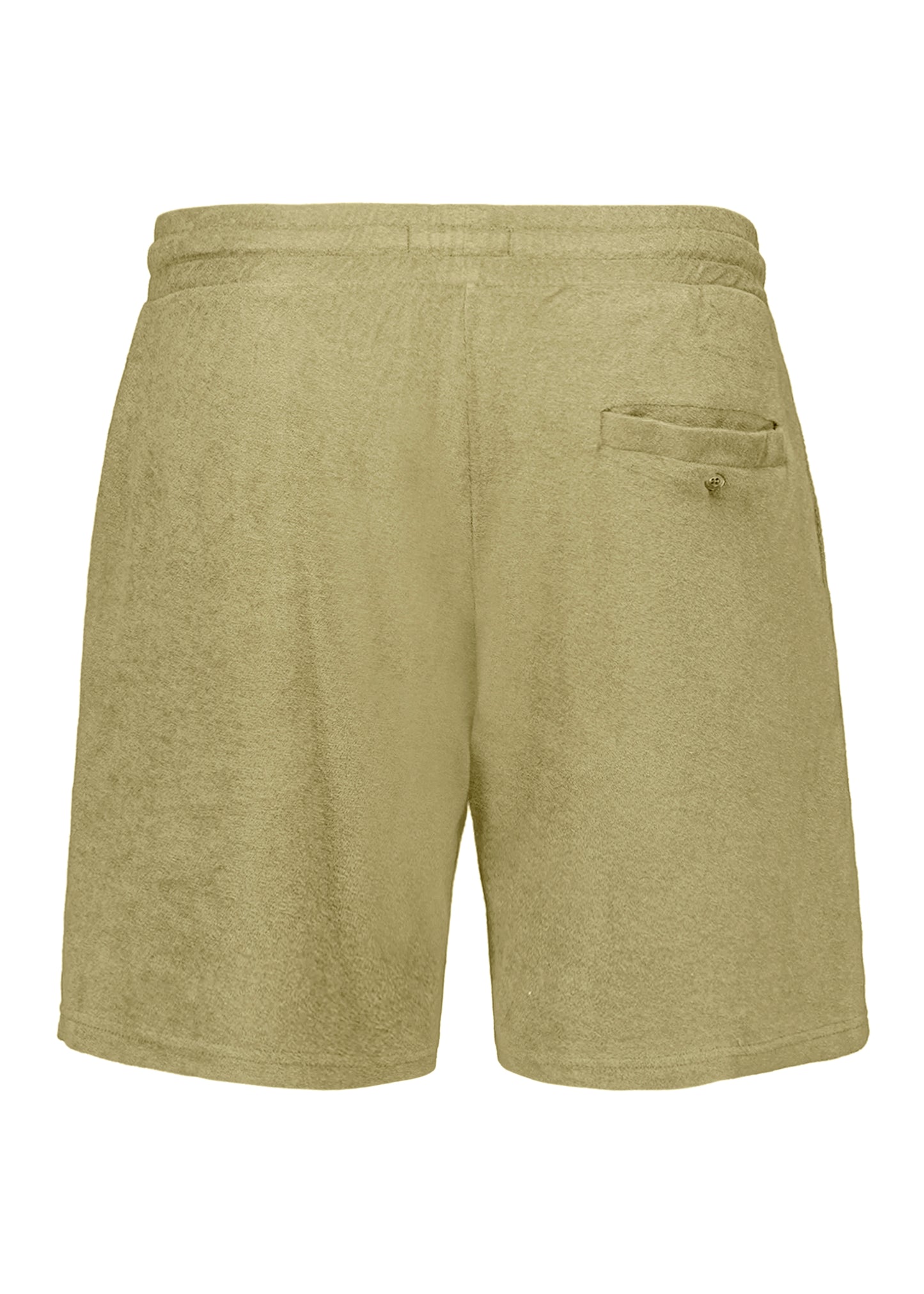 Augusto Terry Cotton Shorts Jungle Green