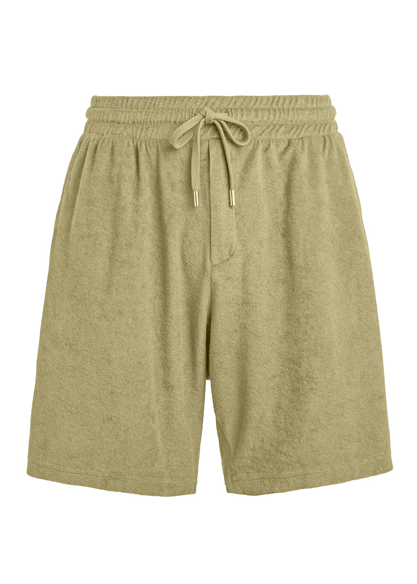 Augusto Terry Cotton Shorts Jungle Green