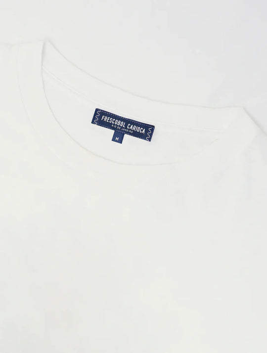 Load image into Gallery viewer, Dinis Linen Blend T-Shirt White
