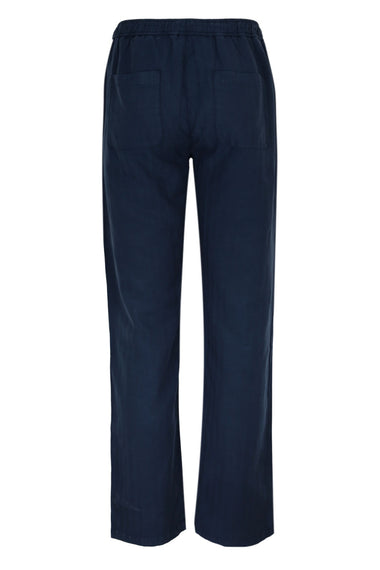 Mendes Linen Blend Trousers Navy