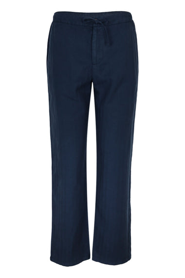 Mendes Linen Blend Trousers Navy