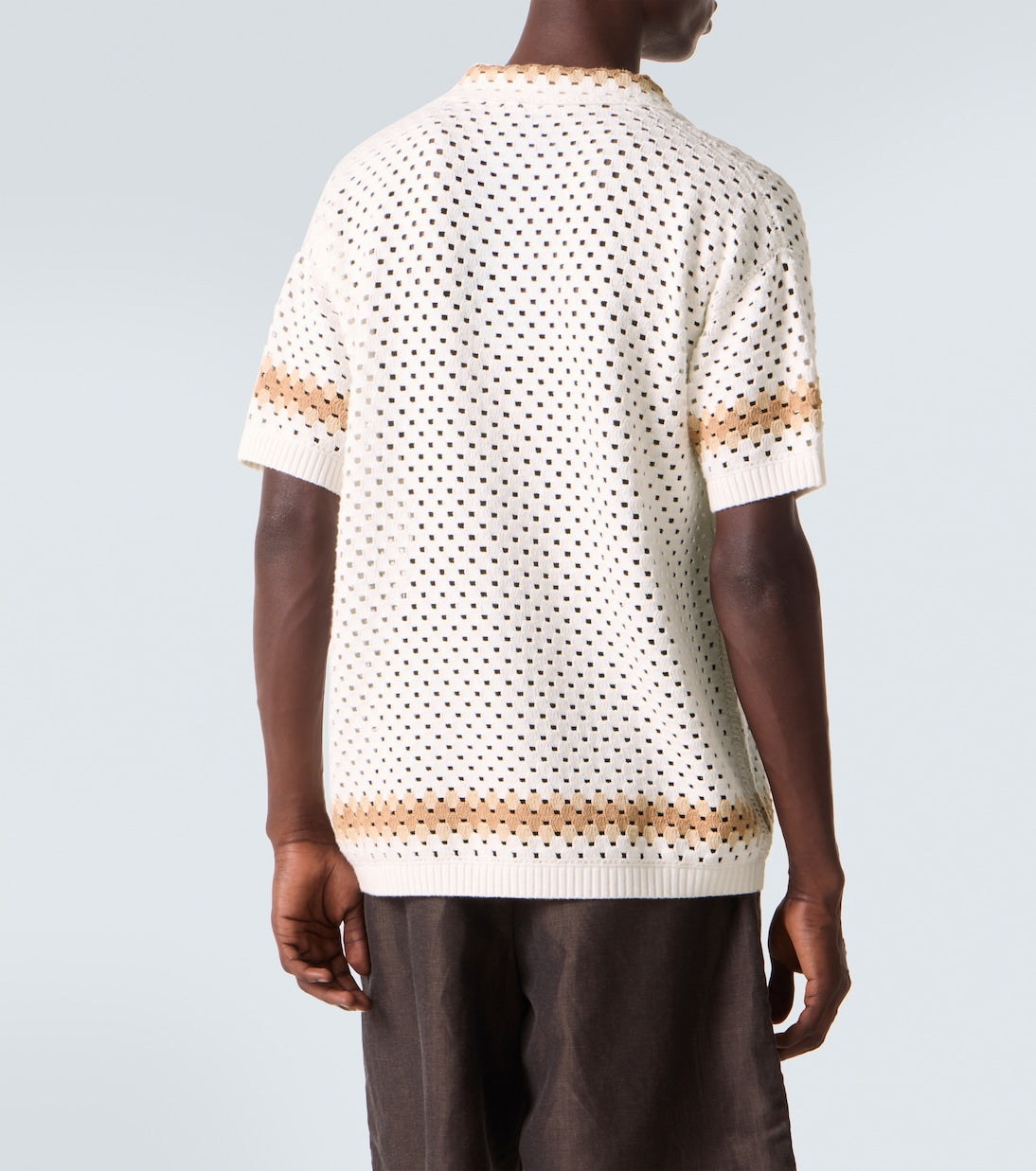 Load image into Gallery viewer, Pinto Cotton Crochet Cardigan Ivory
