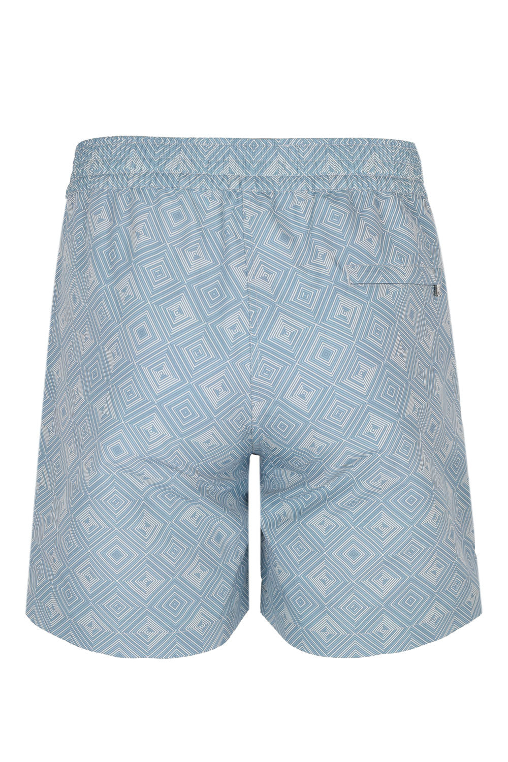 Load image into Gallery viewer, Porto Swim Short Angra Madeira Print Coastal Blue
