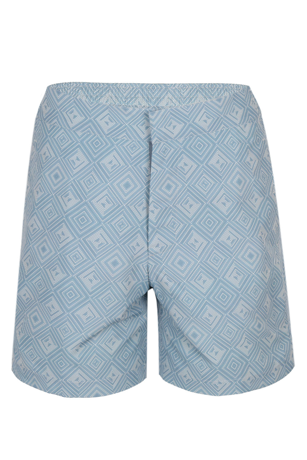Load image into Gallery viewer, Porto Swim Short Angra Madeira Print Coastal Blue
