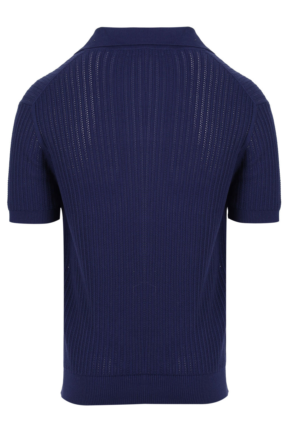 Load image into Gallery viewer, Rino RC Chain Stitch Knitted Polo Dusk

