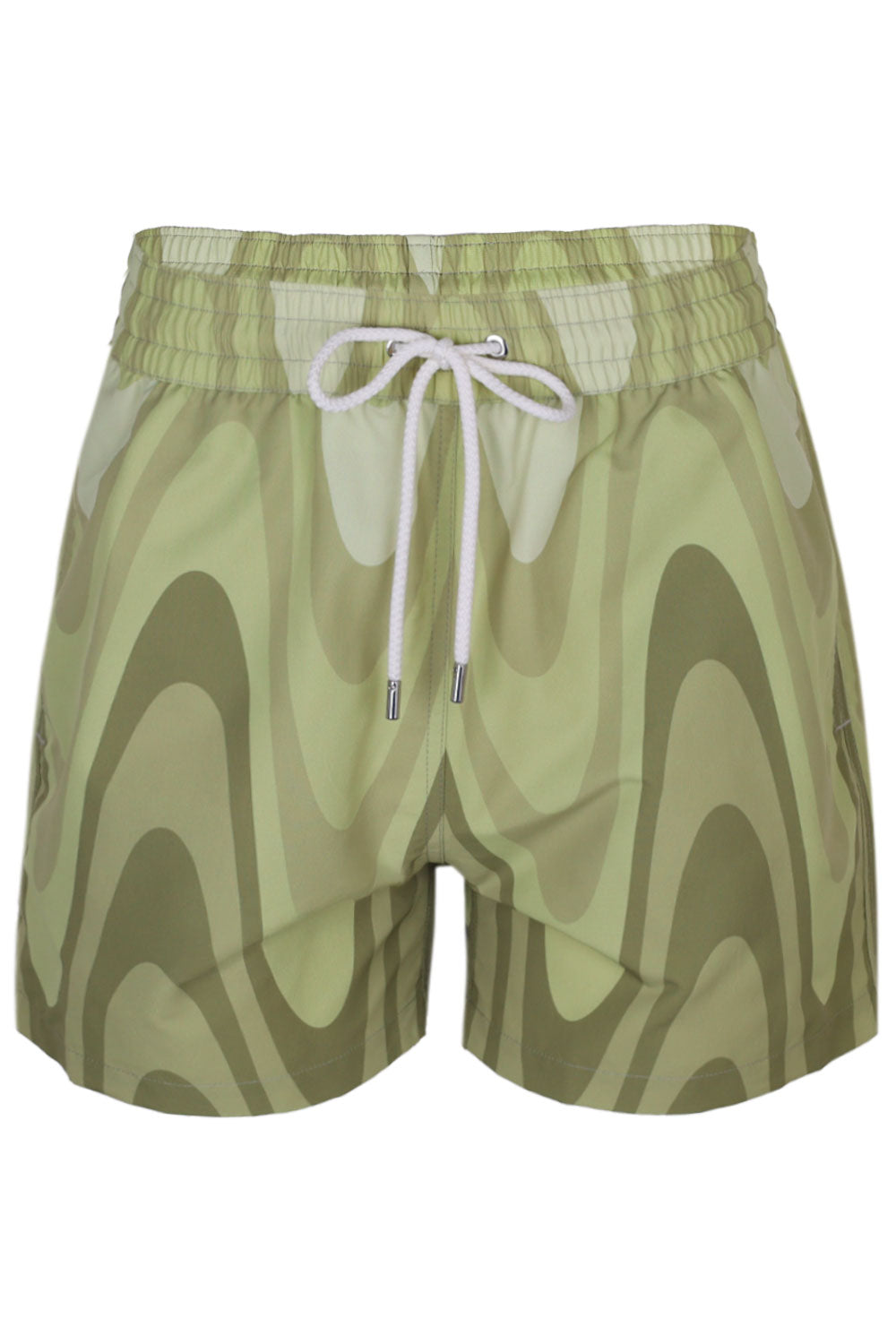 Load image into Gallery viewer, Rio Swim Short Copa Grain Print Willow Green

