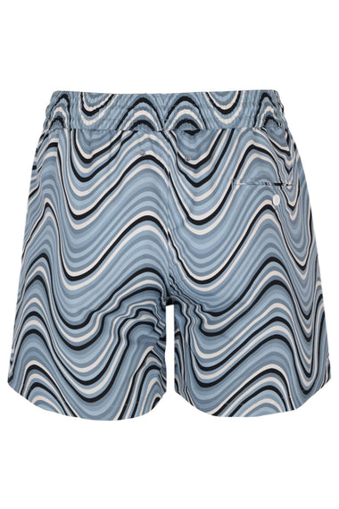 Rio Swim Short Fibra Print Coastal Blue