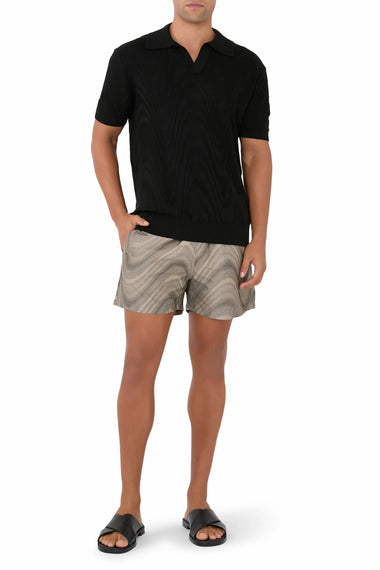 Rio Swim Short Jacquard Fibra Khaki