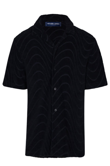 Roberto Fibra Jacquard Terry Shirt Black