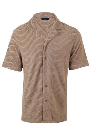 Roberto Fibra Jacquard Terry Shirt Khaki