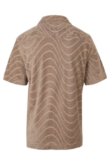 Roberto Fibra Jacquard Terry Shirt Khaki