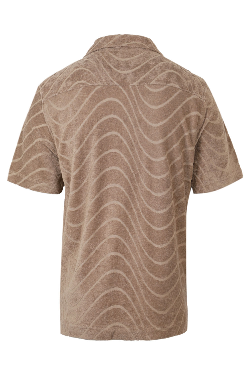 Load image into Gallery viewer, Roberto Fibra Jacquard Terry Shirt Khaki
