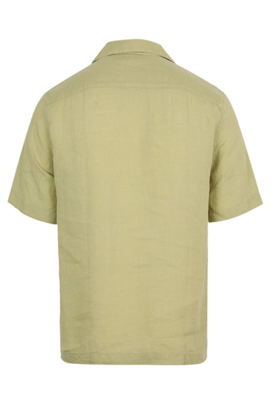 Angelo Linen Shirt Sleeve Willow Green