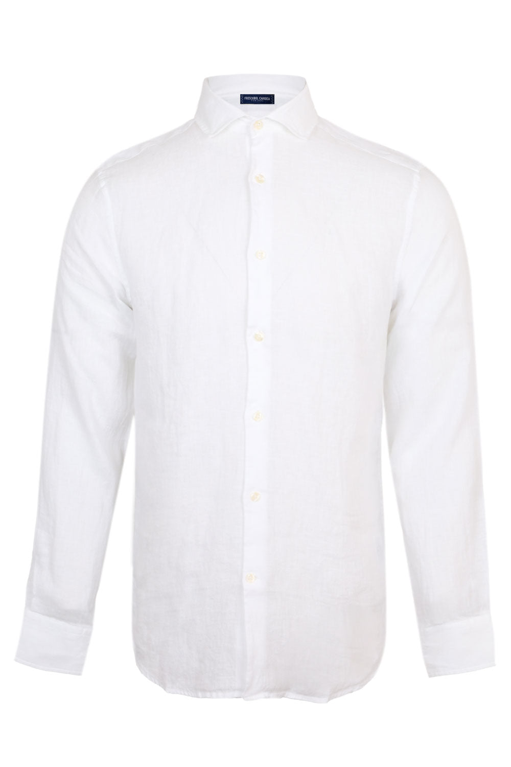 Load image into Gallery viewer, White Linen Long Sleeve Shirt
