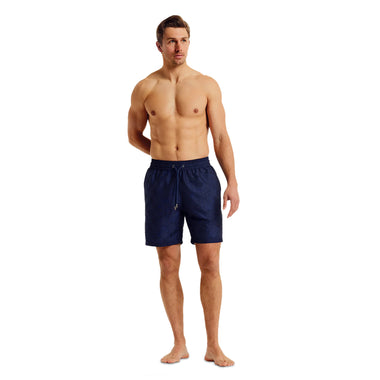 Board Swim Short Copacabana Jacquard Navy - Swim Shorts