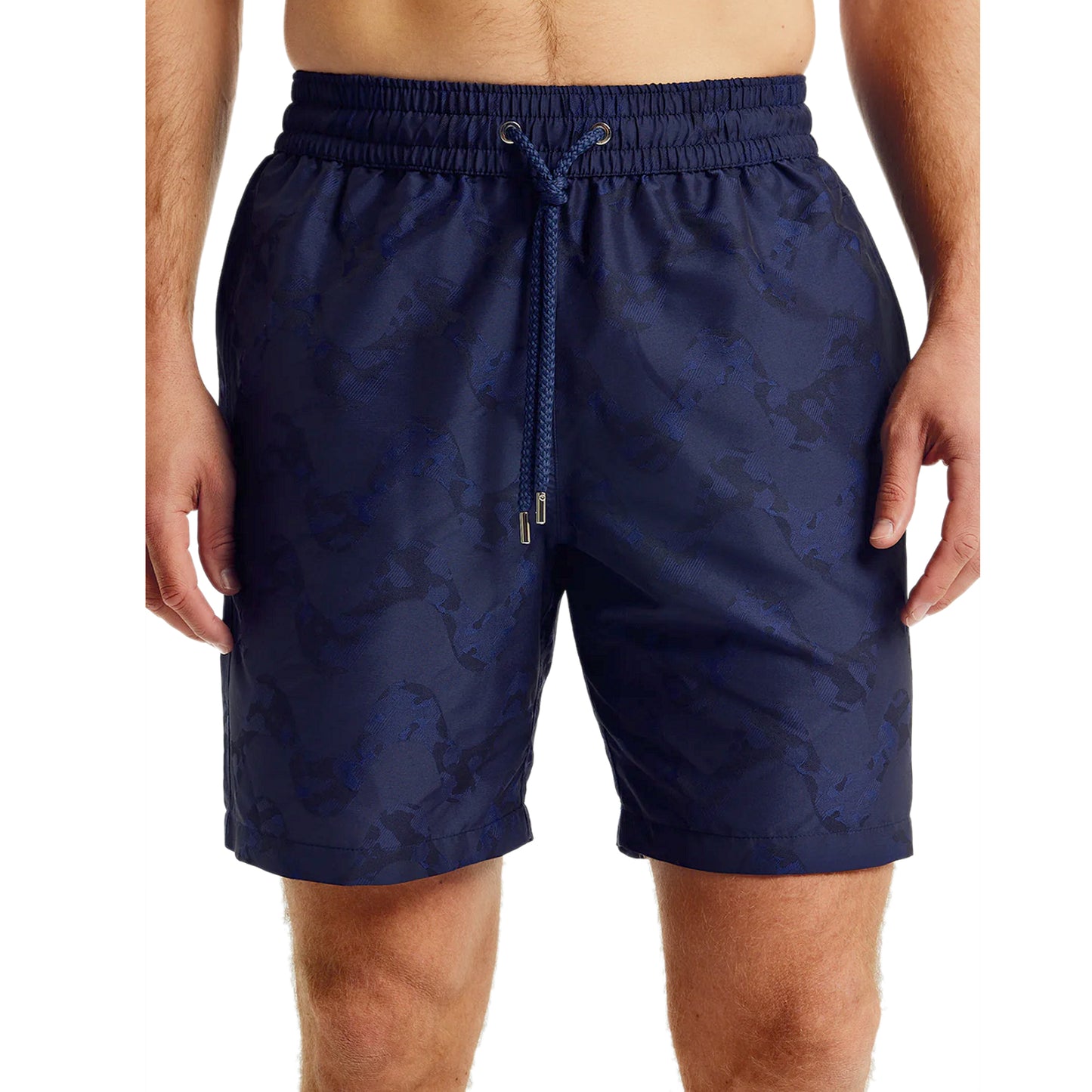 Load image into Gallery viewer, Board Swim Short Copacabana Jacquard Navy - Swim Shorts

