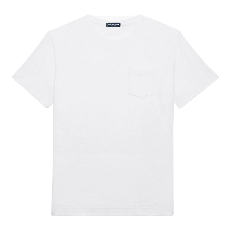 Men's Carmo Terry Tee With Pocket  - White
