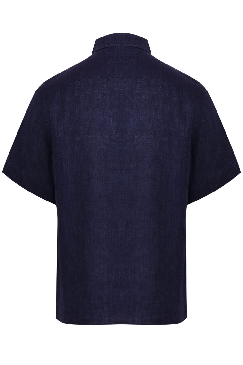 Load image into Gallery viewer, Castro Classic Linen Short Sleeve Shirt Midnight Blue
