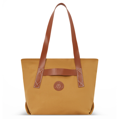 Costa Canva & Leather Beach Tote Bag Mustard - Bag