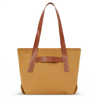 Costa Canva & Leather Beach Tote Bag Mustard - Bag