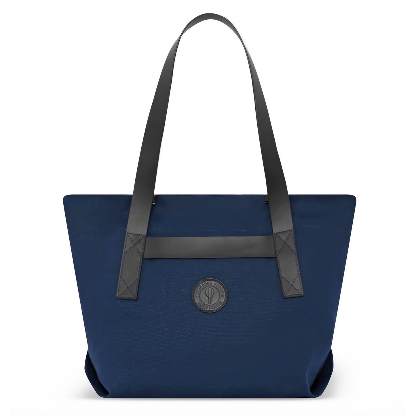 Costa Canva & Leather Beach Tote Bag Navy - Bag