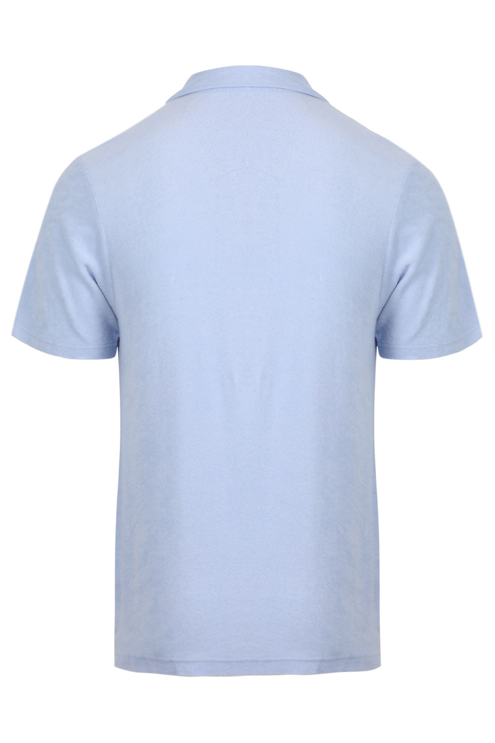 Load image into Gallery viewer, Faustino Terry Cotton Blend Polo Baby Blue

