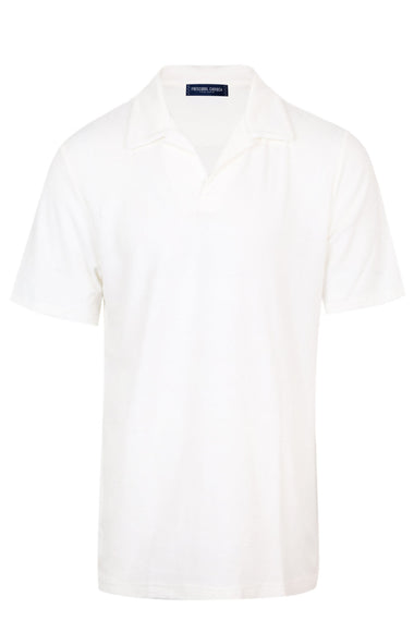 Men's Faustino Terry Cotton Blend Polo - Ivory