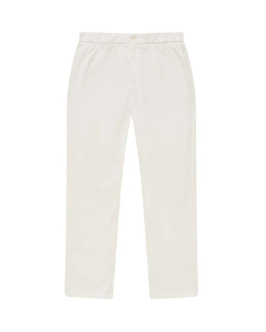 Bruno Cotton Stretch Drawstring Chinos Ivory - Trousers
