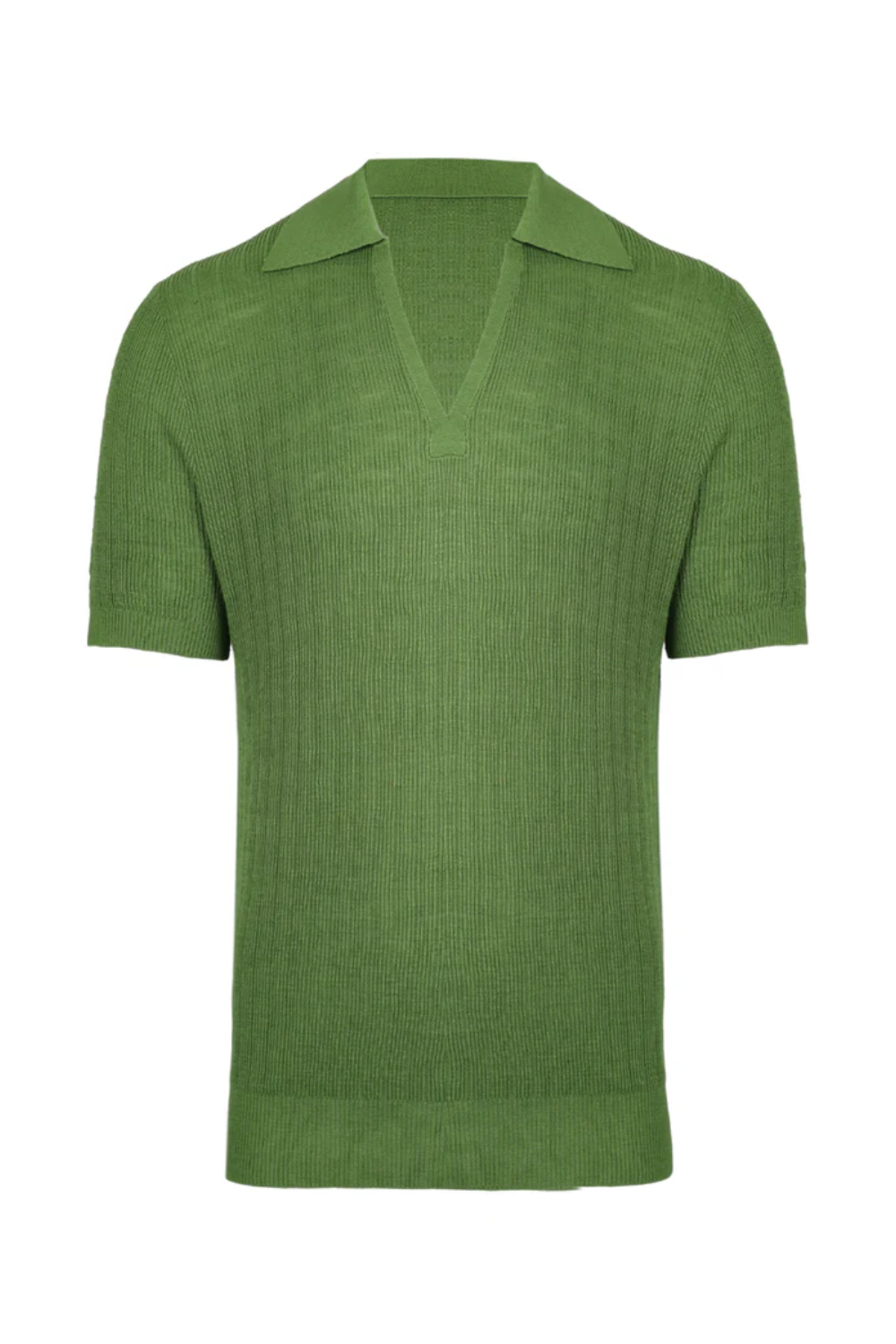 Load image into Gallery viewer, Joaquim V Neck Polo Short Sleeve Parakeet Green
