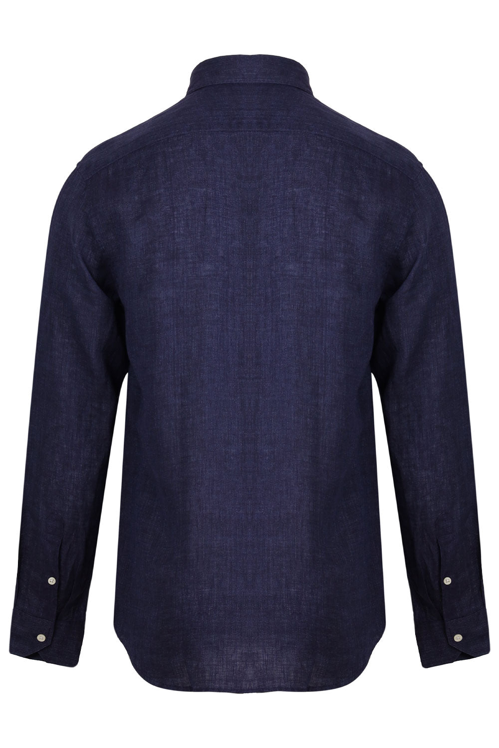 Load image into Gallery viewer, Dark Blue Linen Shirt
