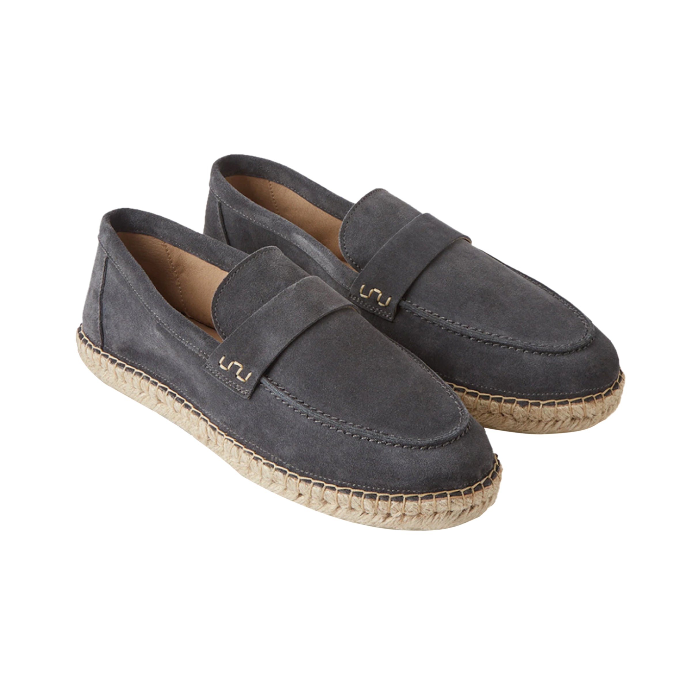 Dark grey loafers hotsell
