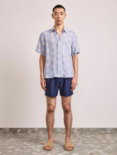 Rio Swim Short Jacquard O Sol Navy