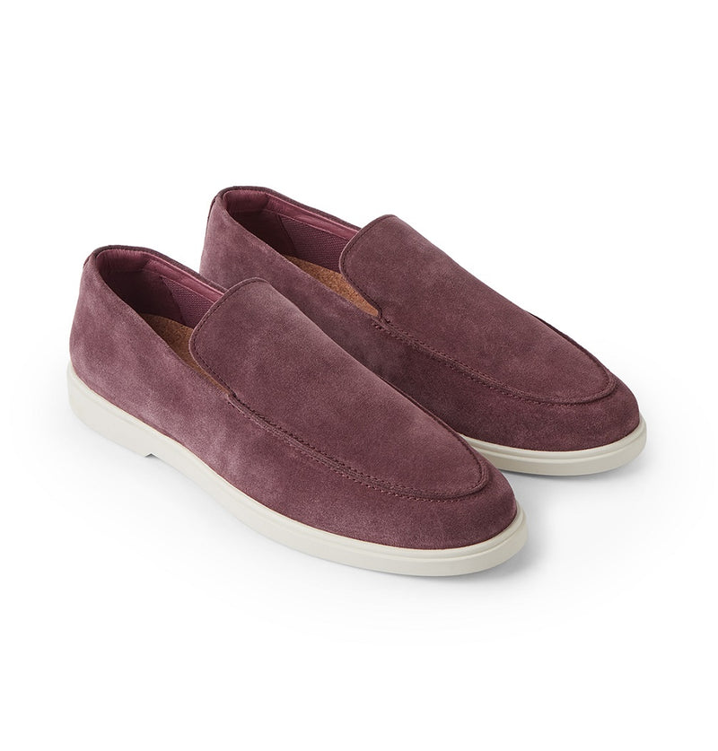 Miguel Suede Loafers - Garnet