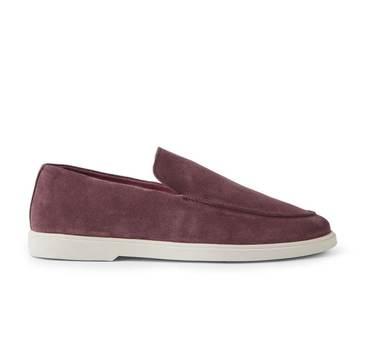 Miguel Suede Loafers - Garnet - Shoes