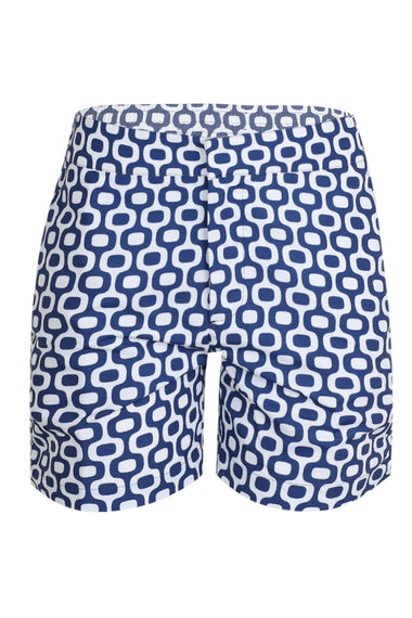 Porto Swim Shorts Ipanema Large Print Navy Blue