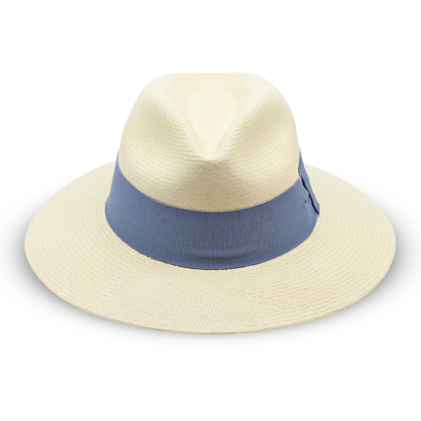 Rafael Panama Hat Wide Ribbon Denim Blue - Hat