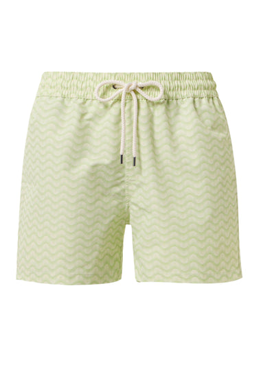 Rio Swim Short Copa Raio Do Sol Print Pistachio