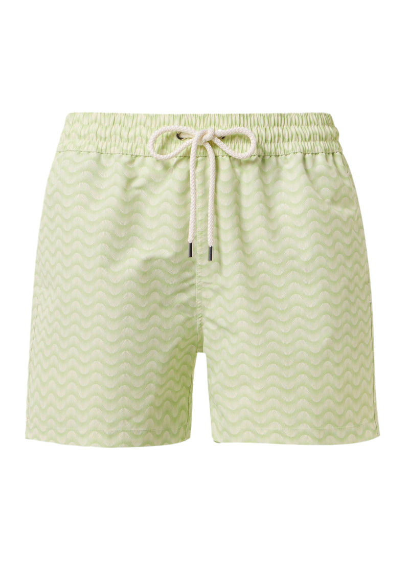 Rio Swim Short Copa Raio Do Sol Print Pistachio