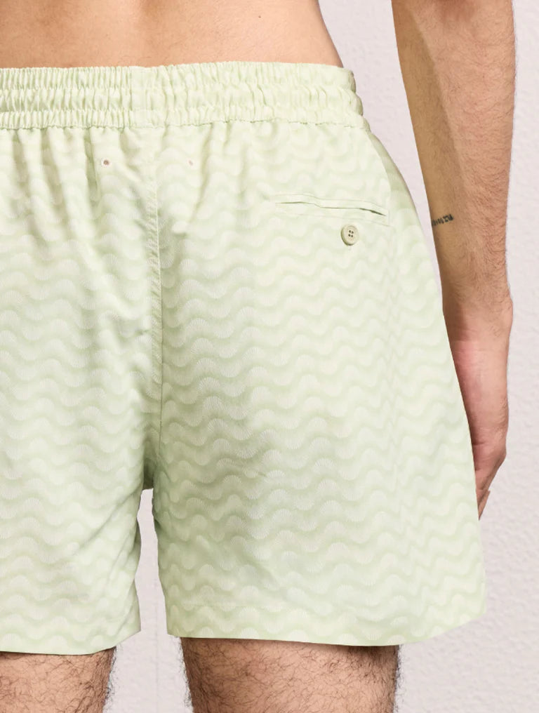 Load image into Gallery viewer, Rio Swim Short Copa Raio Do Sol Print Pistachio
