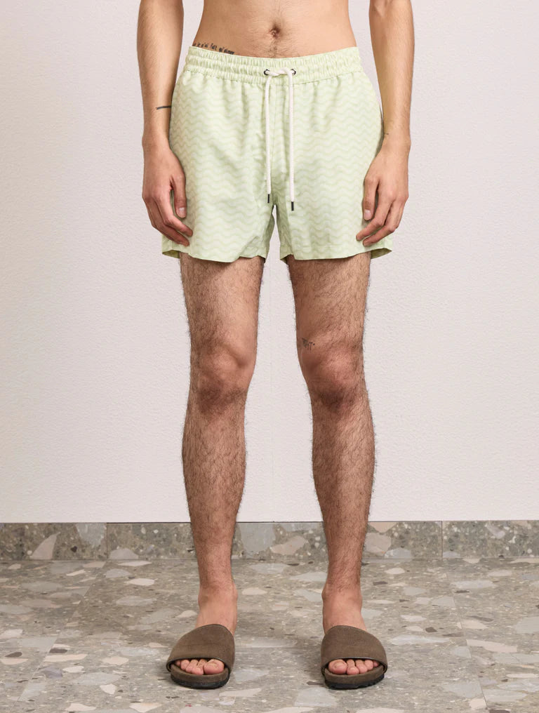 Load image into Gallery viewer, Rio Swim Short Copa Raio Do Sol Print Pistachio
