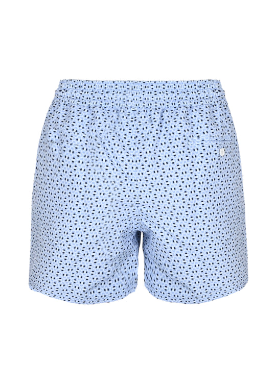 Rio Swim Short Ipanema Powder Blue & Charcoal Blue