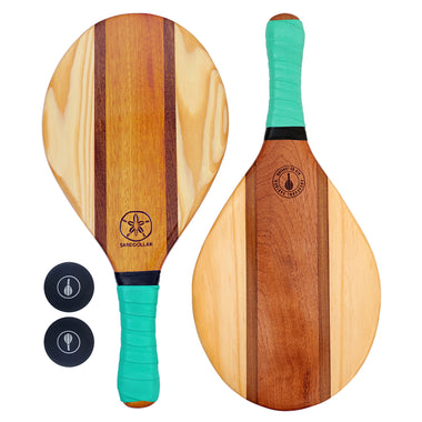 Trancoso Beach Bat Set Leaf Green - Beach Toy