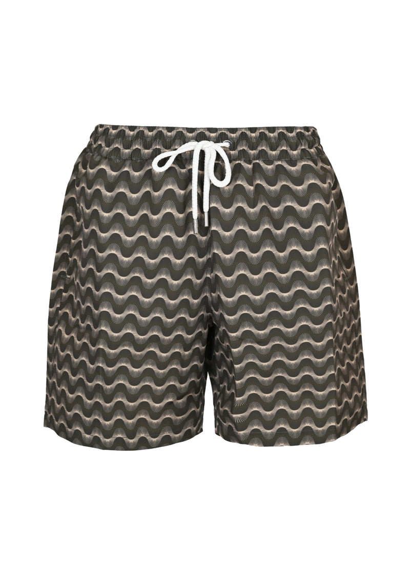 Santos Swim Short Copa Raio Do Sol Dark Olive & Dried Moss