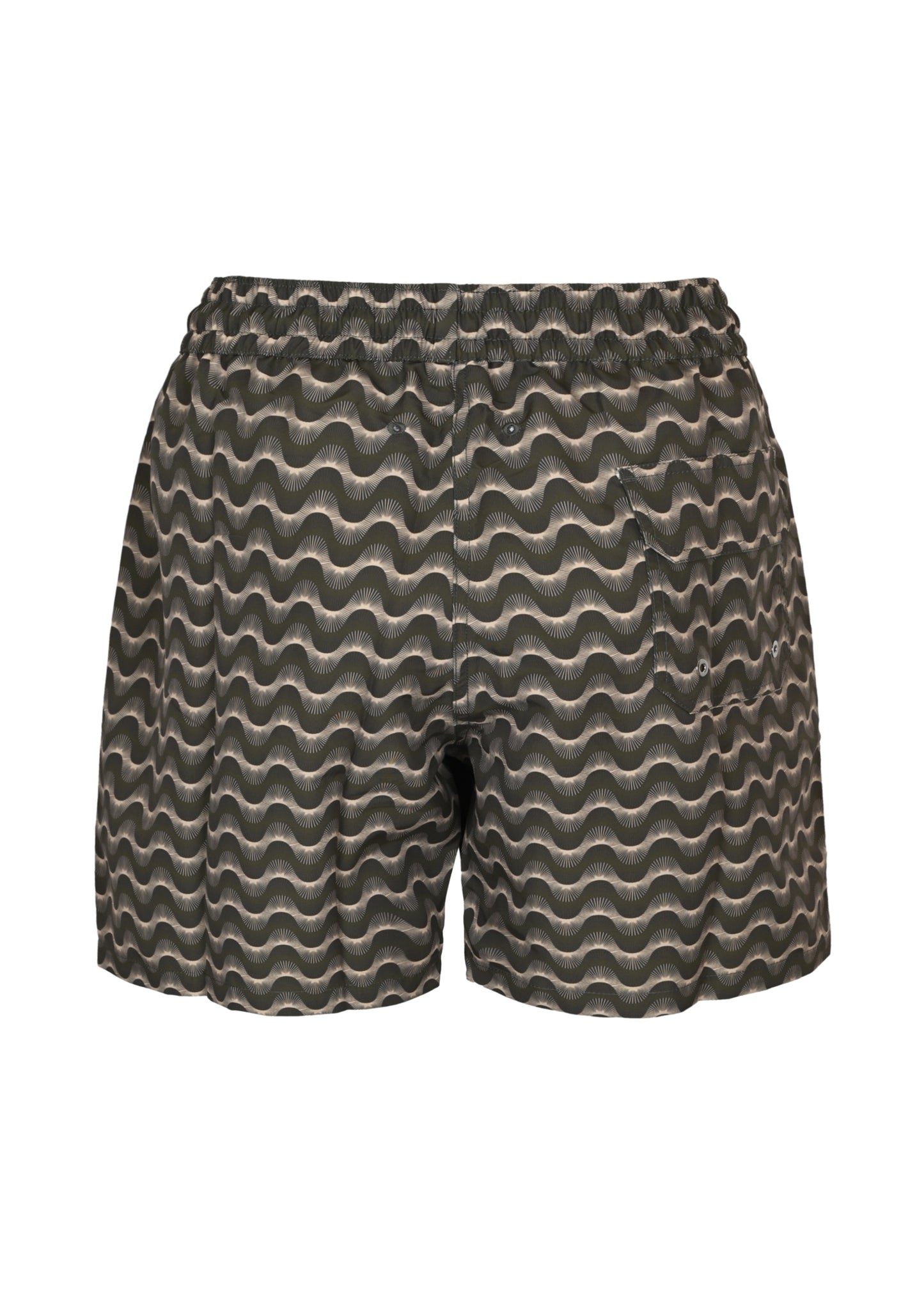 Load image into Gallery viewer, Santos Swim Short Copa Raio Do Sol Dark Olive &amp;amp; Dried Moss
