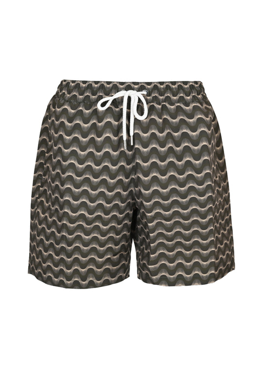 Santos Swim Short Copa Raio Do Sol Dark Olive & Dried Moss