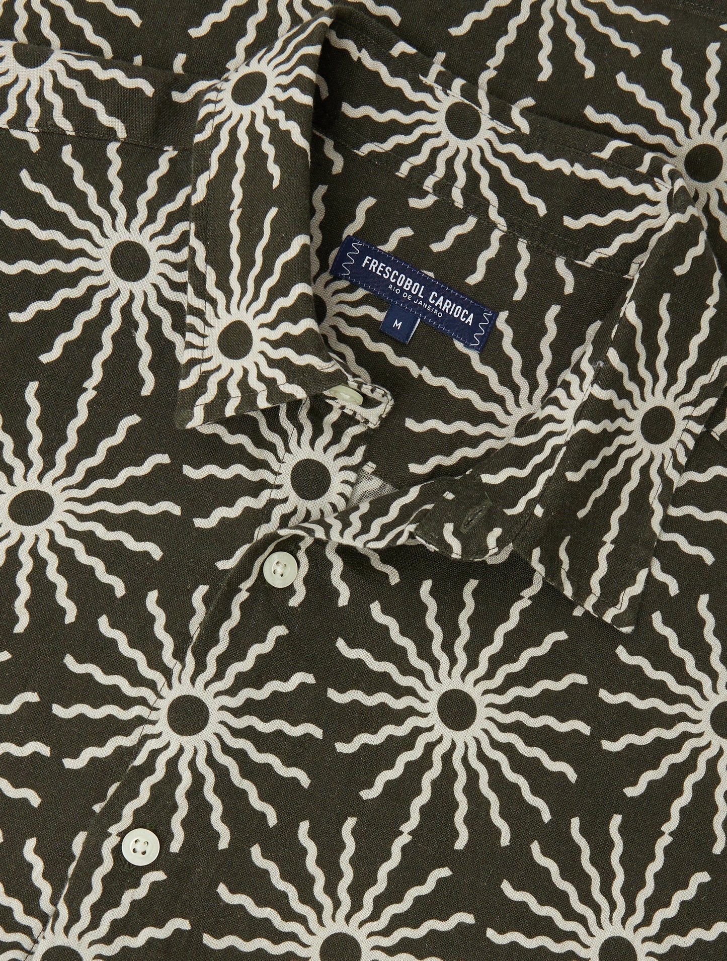 Load image into Gallery viewer, Castro Linen Copa Sol Printed Short Sleeve Shirt Seawood - Short Sleeve Shirt
