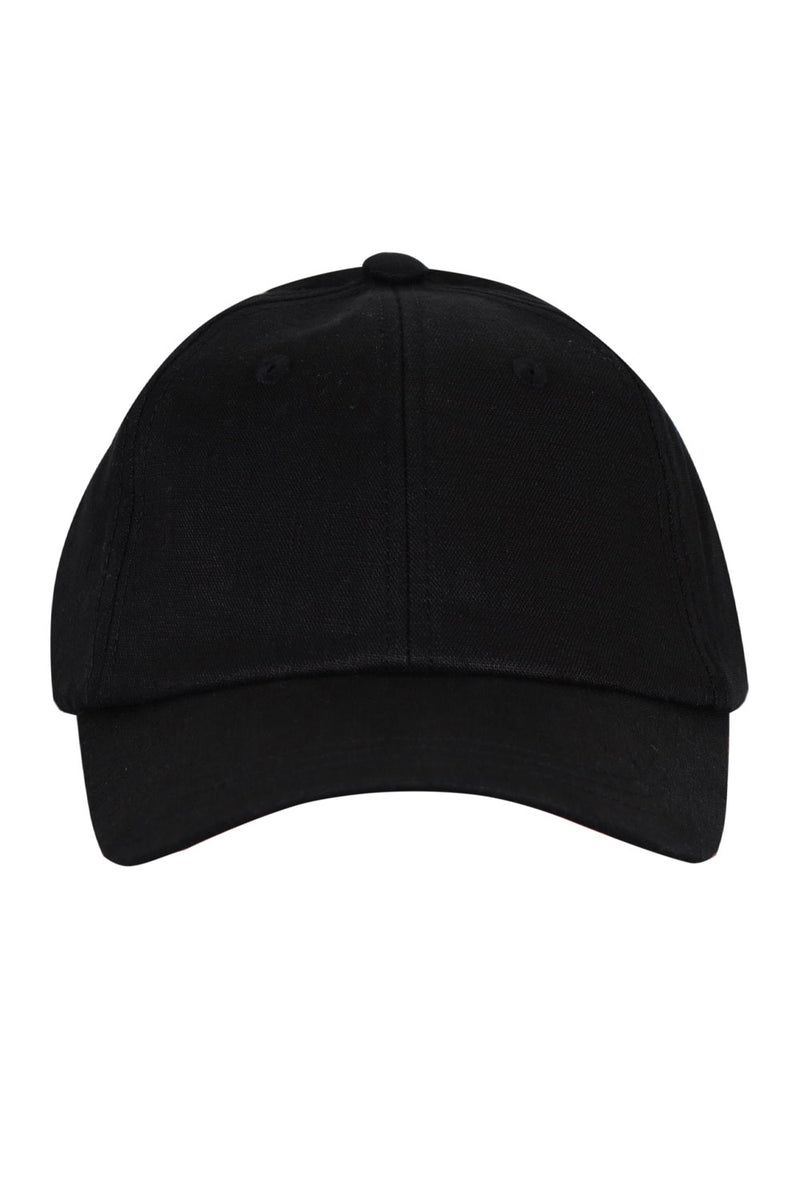 Fernando Linen Cap Black