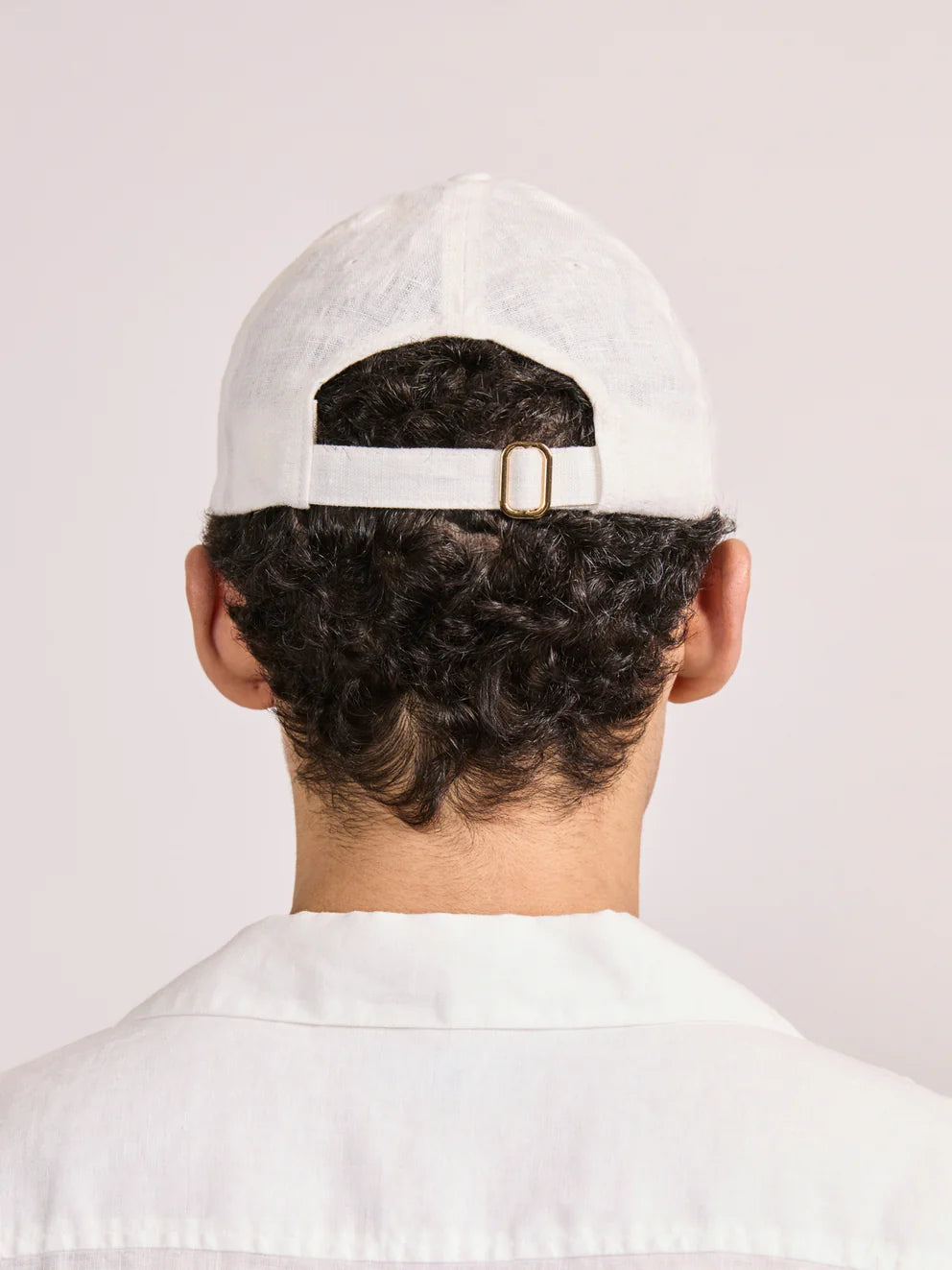 Load image into Gallery viewer, Fernando Linen Cap Ivory
