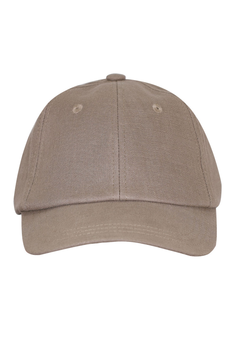 Fernando Linen Cap Khaki
